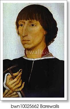 Portrait of Francesco d'Este by Rogier Van Der Weyden, Art Print Portrait of Francesco d'Este by Rogier Van Der Weyden, Art Print