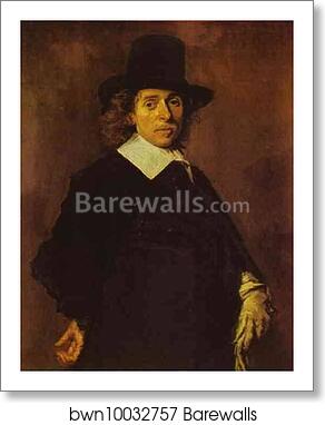 Portrait of a Man by Frans Hals, Art Print