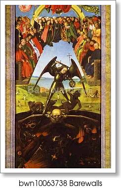 The Last Judgement by Petrus Christus, Art Print