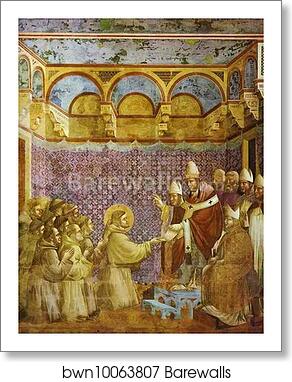 The Confirmation of the Rule by Giotto, Art Print