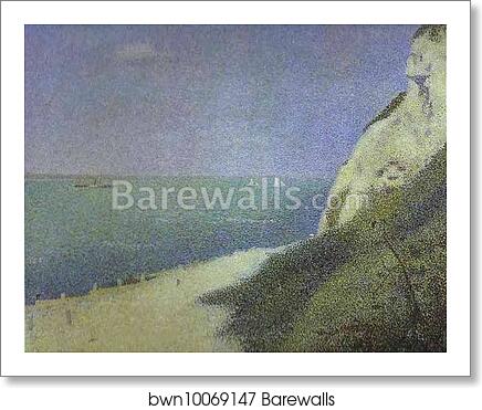 Les Bas-Butin, Honfleur by Georges Seurat, Art Print