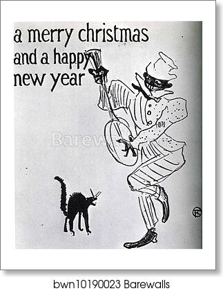 Dinner Menu at May Belfort's, 18 Rue Clapeyron by Henri De Toulouse-Lautrec, Art Print Dinner Menu at May Belfort's, 18 Rue Clapeyron by Henri De Toulouse-Lautrec, Art Print