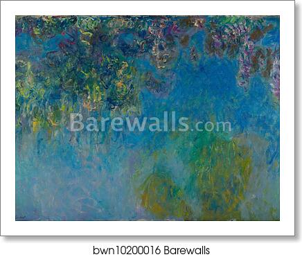 Wisteria by Claude Monet, Art Print