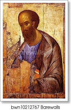 Apostle Paul by Andrei Rublev, Art Print