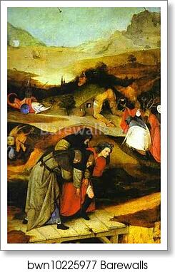 Flight and Failure of St. Anthony by Hieronymus Bosch, Art Print