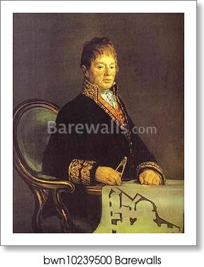 Portrait of Juan Antonio Cuervo by Francisco De Goya Y Lucientes, Art Print Portrait of Juan Antonio Cuervo by Francisco De Goya Y Lucientes, Art Print