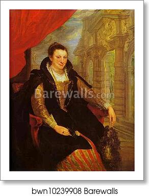 Portrait of Isabella Brant by Sir Anthony Van Dyck, Art Print