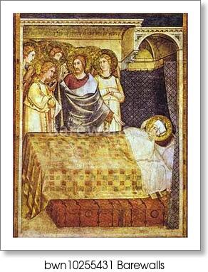 St. Martin's Dream by Simone Martini, Art Print