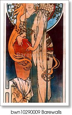 La Samaritaine by Alphonse Mucha, Art Print