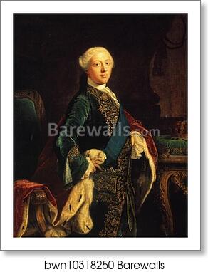 George III by Sir Joshua Reynolds, Art Print