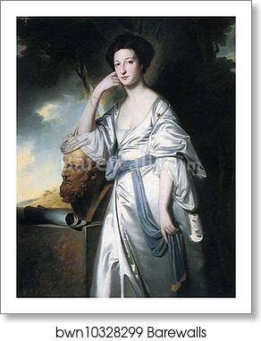 Elizabeth, Lady Blunt by George Romney, Art Print
