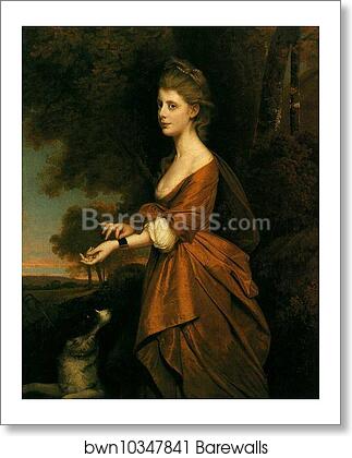 Portrait of a Girl in a Tawny-Colored Dress by Joseph Wright Of Derby, Art Print Portrait of a Girl in a Tawny-Colored Dress by Joseph Wright Of Derby, Art Print