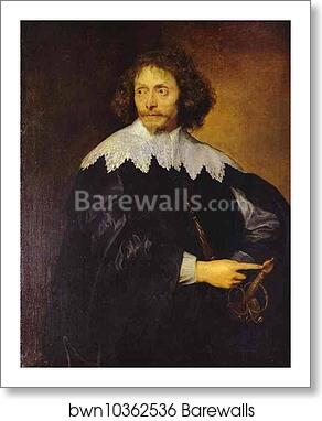 Portrait of Sir Thomas Chaloner by Sir Anthony Van Dyck, Art Print Portrait of Sir Thomas Chaloner by Sir Anthony Van Dyck, Art Print