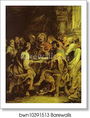 The Last Supper by Peter Paul Rubens, Art Print