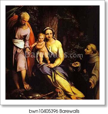 The Rest on the Flight into Egypt by Correggio, Art Print