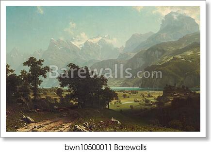 Lake Lucerne by Albert Bierstadt, Art Print