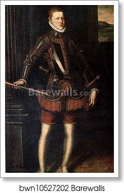 Portrait of Don Sebastian of Portugal by Sofonisba Anguissola, Art Print