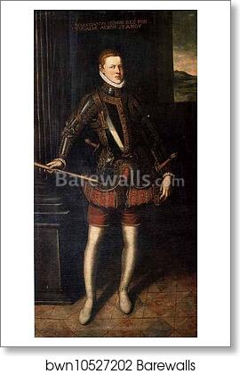 Portrait of Don Sebastian of Portugal by Sofonisba Anguissola, Art Print Portrait of Don Sebastian of Portugal by Sofonisba Anguissola, Art Print
