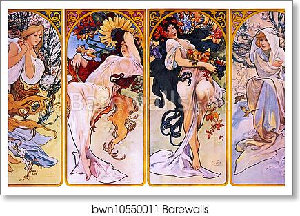 Chocolat Masson/Chocolat Mexicain 1897 by Alphonse Mucha, Art Print Chocolat Masson/Chocolat Mexicain 1897 by Alphonse Mucha, Art Print