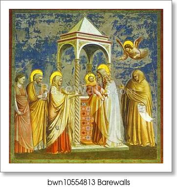 The Presentation of Jesus in the Temple by Giotto, Art Print The Presentation of Jesus in the Temple by Giotto, Art Print