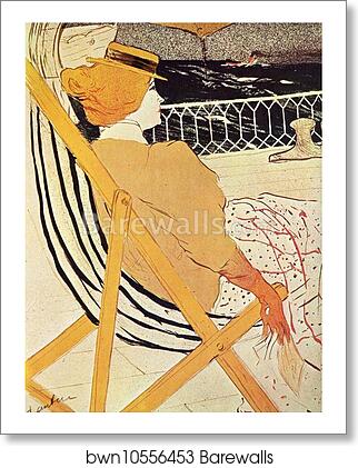 The Unknown Lady Passenger of Cabin 54 on "Le Chili" by Henri De Toulouse-Lautrec, Art Print The Unknown Lady Passenger of Cabin 54 on "Le Chili" by Henri De Toulouse-Lautrec, Art Print