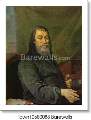 Portrait of I. K. Bilibin the Big by Dmitry Levitzky, Art Print Portrait of I. K. Bilibin the Big by Dmitry Levitzky, Art Print