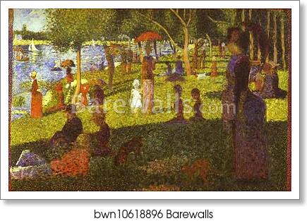 Study for A Sunday on La Grande Jatte by Georges Seurat, Art Print