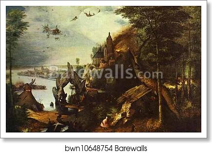 The Temptation of St. Anthony by Pieter Bruegel The Elder, Art Print The Temptation of St. Anthony by Pieter Bruegel The Elder, Art Print