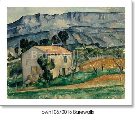 House in Provence by Paul Cézanne, Art Print