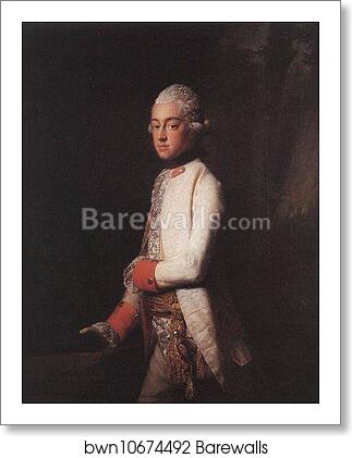 Portrait of George Augustus of Mecklenburg by Allan Ramsay, Art Print Portrait of George Augustus of Mecklenburg by Allan Ramsay, Art Print