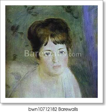 Head of a Woman by Pierre-Auguste Renoir, Art Print