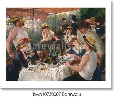 Luncheon of the Boating Party by Pierre-Auguste Renoir, Art Print Luncheon of the Boating Party by Pierre-Auguste Renoir, Art Print