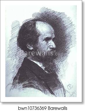 Portrait of the Artist Pavel Tchistyakov by Valentin Serov, Art Print