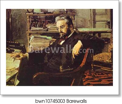 Portrait of a Businessman K. Artsybushev by Mikhail Vrubel, Art Print Portrait of a Businessman K. Artsybushev by Mikhail Vrubel, Art Print
