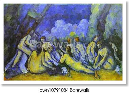 The Bathers by Paul Cézanne, Art Print