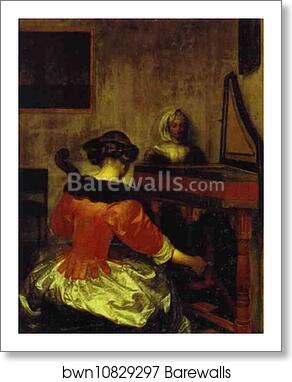 The Concert by Gerard Terborch, Art Print