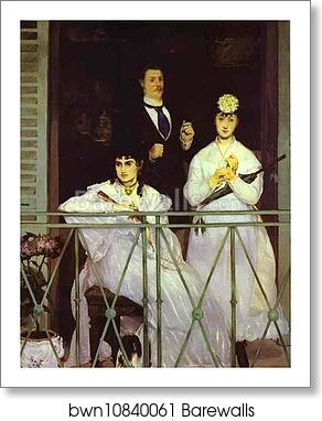 The Balcony by Edouard Manet, Art Print