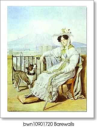 Portrait of the Princess N. S. Golitzina by Alexander Brulloff, Art Print Portrait of the Princess N. S. Golitzina by Alexander Brulloff, Art Print