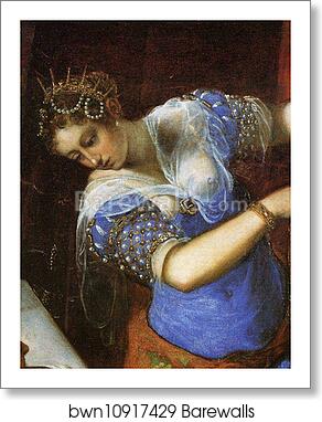 Judith and Holofernes. Detail by Jacopo Robusti, Called Tintoretto, Art Print Judith and Holofernes. Detail by Jacopo Robusti, Called Tintoretto, Art Print