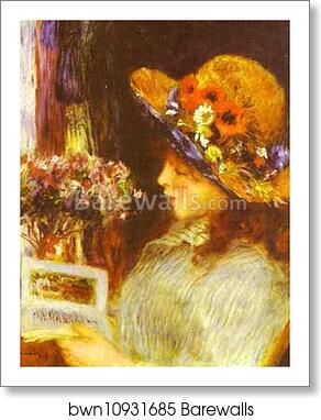 Young Girl Reading by Pierre-Auguste Renoir, Art Print
