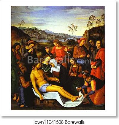 The Lamentation Over the Dead Christ by Pietro Perugino, Art Print The Lamentation Over the Dead Christ by Pietro Perugino, Art Print