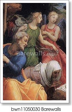 Adoration of the Shepherds. Detail by Agnolo Bronzino, Art Print Adoration of the Shepherds. Detail by Agnolo Bronzino, Art Print