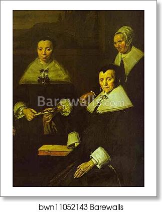 The Lady-Governors of the Old Men's Almshouse at Haarlem. Detail by Frans Hals, Art Print The Lady-Governors of the Old Men's Almshouse at Haarlem. Detail by Frans Hals, Art Print