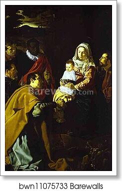 The Adoration of the Magi by Diego Velázquez, Art Print