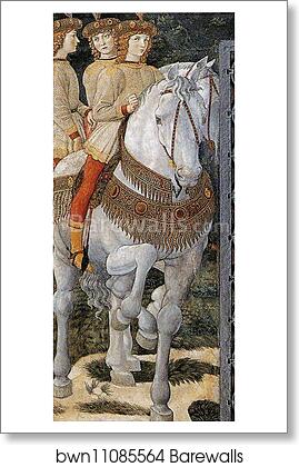 Procession of the Magus Melchior. Detail by Benozzo Gozzoli, Art Print Procession of the Magus Melchior. Detail by Benozzo Gozzoli, Art Print