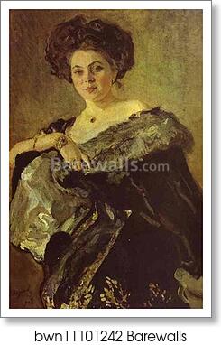 Portrait of Yevdokia Morozova by Valentin Serov, Art Print