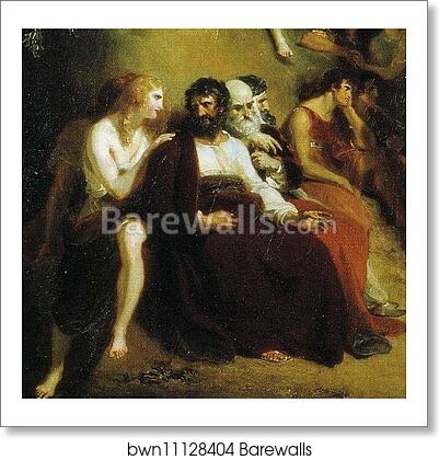 Homer Reciting His Poems. Detail by Sir Thomas Lawrence, Art Print Homer Reciting His Poems. Detail by Sir Thomas Lawrence, Art Print