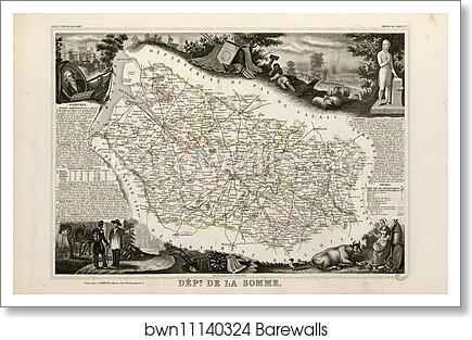 Dépt. de la Somme (région du nord) by Victor Jules Levasseur, Art Print