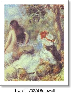 The Bathing by Pierre-Auguste Renoir, Art Print