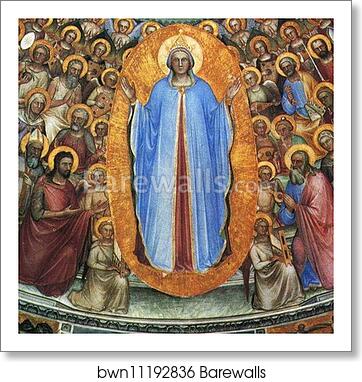 Paradise. Dome frescoes by Giusto De’ Menabuoi, Art Print